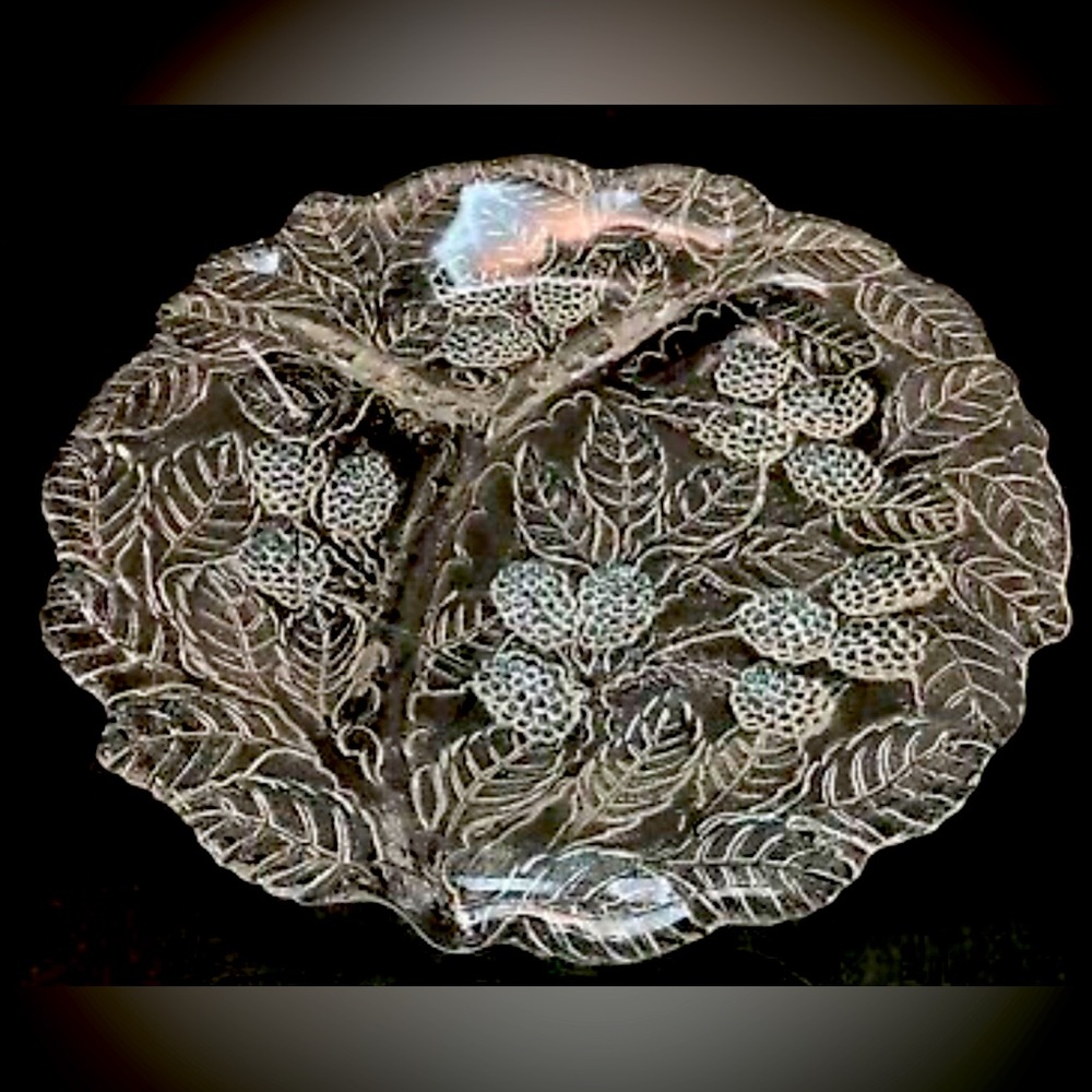 Vintage Indiana Glass Relish Tray